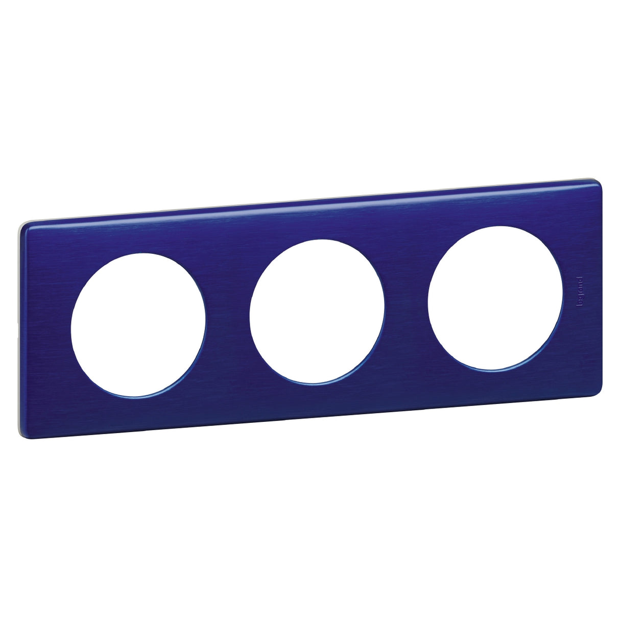 Plaque de finition 3 postes Céliane finition métal - Legrand