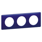 Plaque de finition 3 postes Céliane finition métal - Legrand