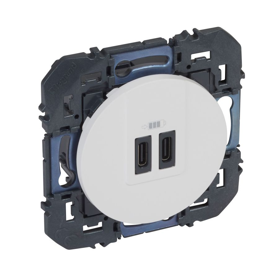 Double prise USB Type C - Dooxie - Legrand