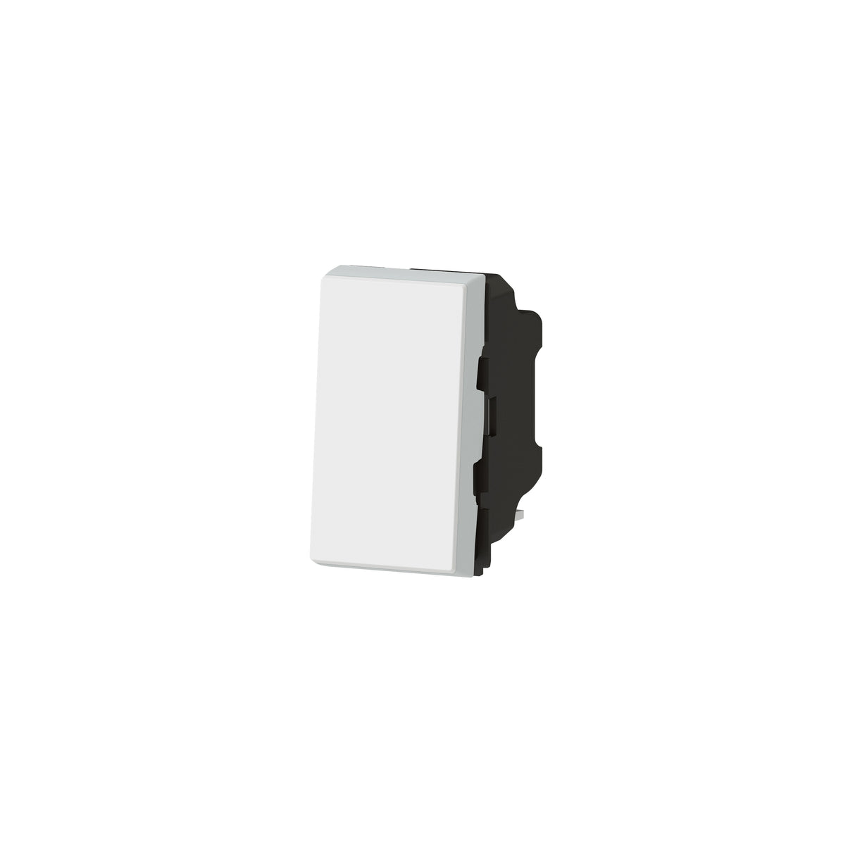 Bouton poussoir Easy-Led 6A 1 module à composer Mosaic - Blanc