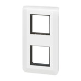 Plaque finition + support 2x2 modules Mosaic - Legrand