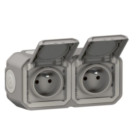 Double prise Plexo Legrand