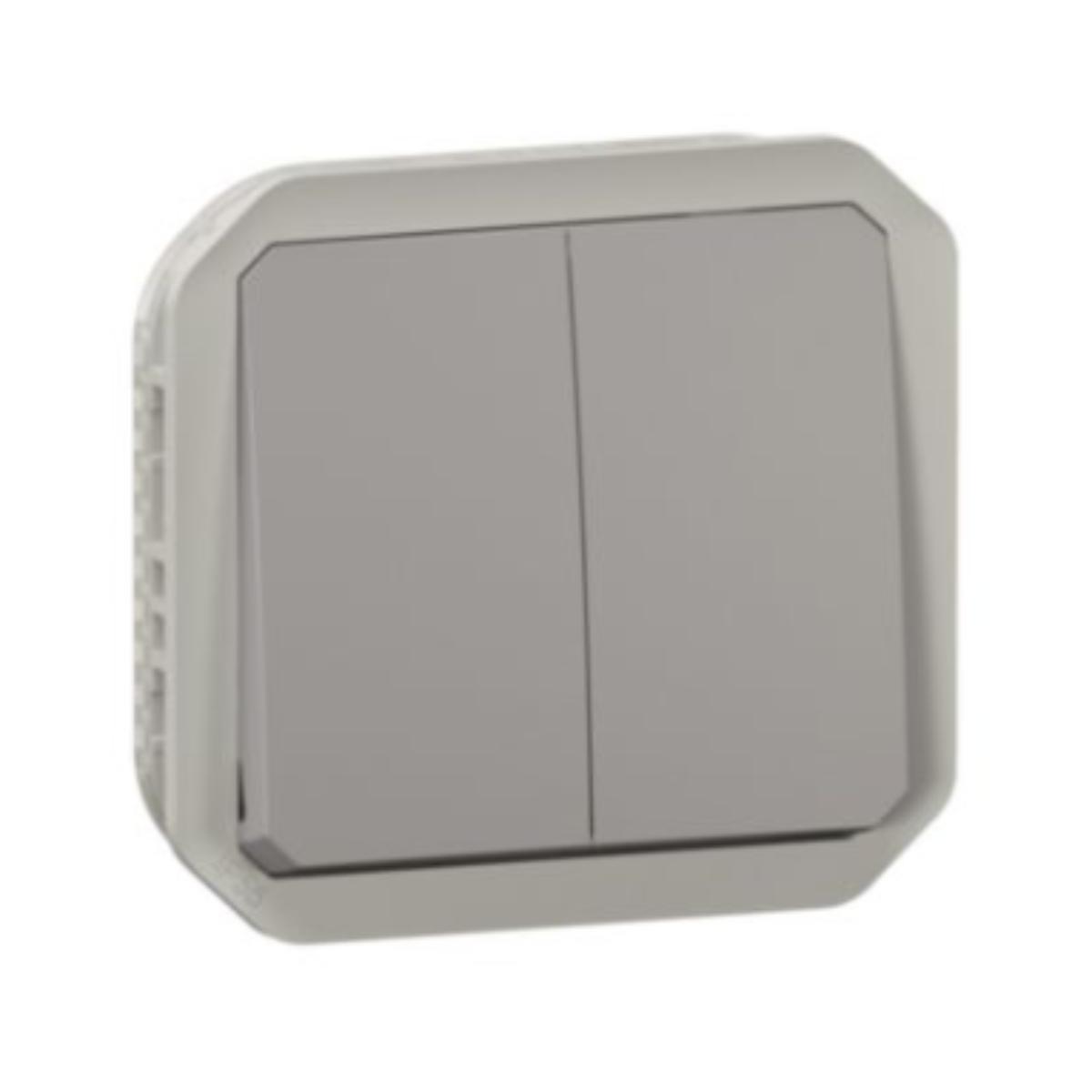 Commande double étanche Plexo 10A - Legrand