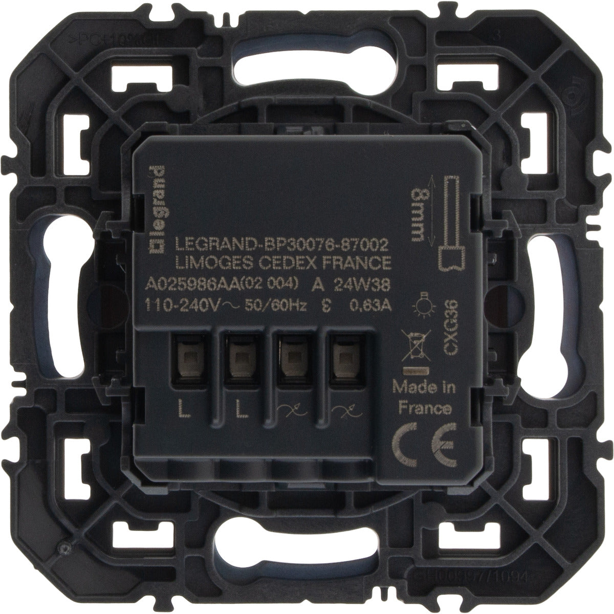 Détecteur mural - Dooxie 2 fils 150W - Blanc - Legrand