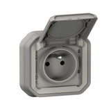 Prise avec terre encastrée Plexo IP55 16A - Legrand