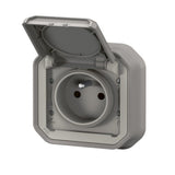 Prise avec terre encastrée Plexo IP55 16A - Legrand