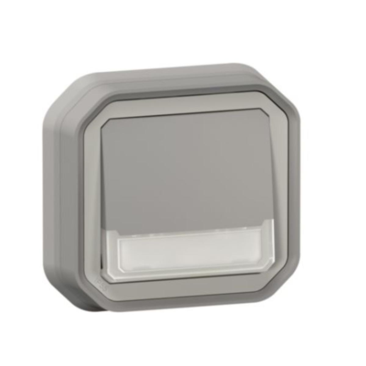 Poussoir inverseur lumineux encastré Plexo IP55 - Legrand