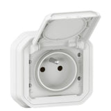 Prise avec terre encastrée Plexo IP55 16A - Legrand