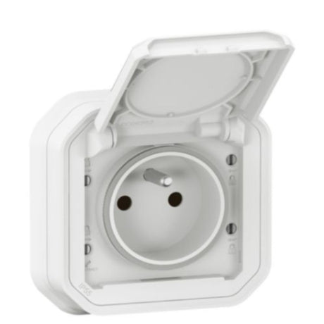 Prise avec terre encastrée Plexo IP55 16A - Legrand