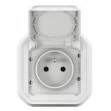 Prise avec terre encastrée Plexo IP55 16A - Legrand