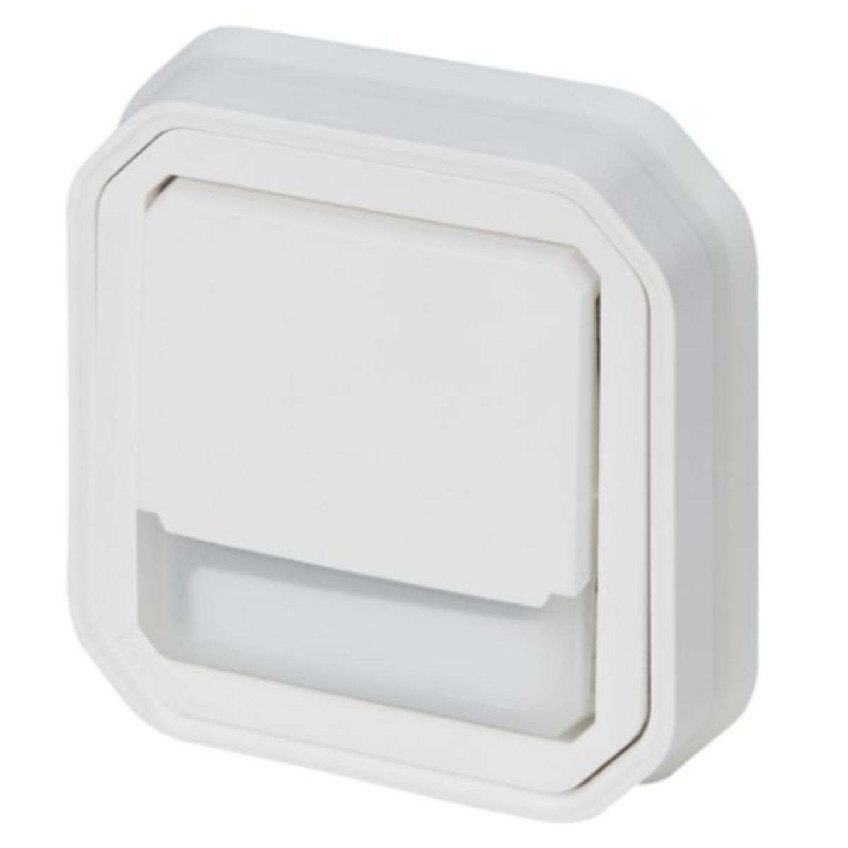 Poussoir inverseur lumineux encastré Plexo IP55 - Legrand