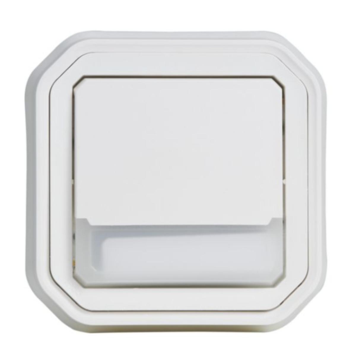 Poussoir inverseur lumineux encastré Plexo IP55 - Legrand