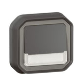Poussoir inverseur lumineux encastré Plexo IP55 - Legrand