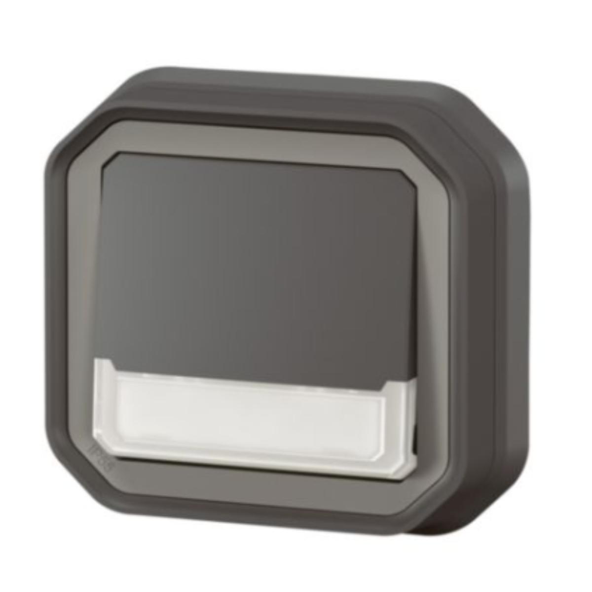 Poussoir inverseur lumineux encastré Plexo IP55 - Legrand