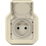 Prise avec terre encastrée Plexo IP55 16A - Legrand
