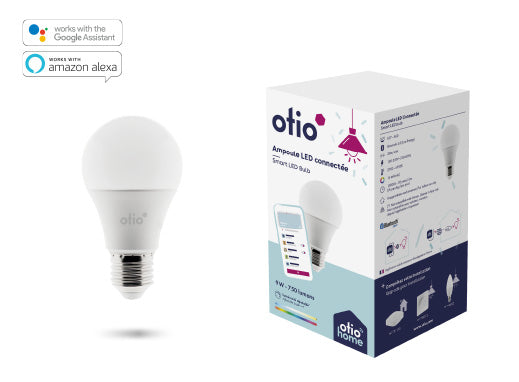 Ampoule LED connectée Bluetooth E27 - Otio