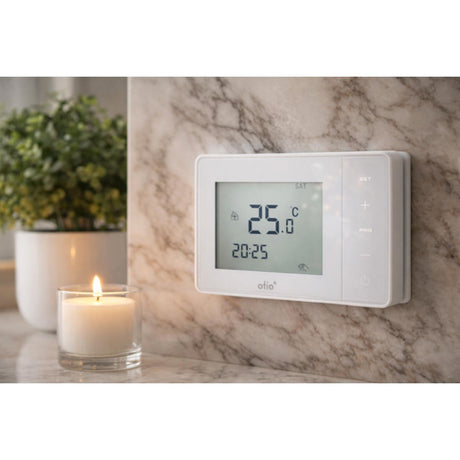 Thermostat programmable filaire - Blanc - Otio