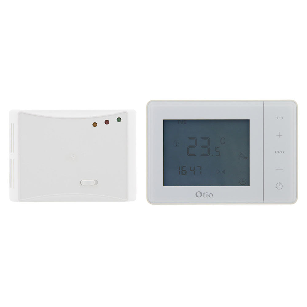 Thermostat programmable sans fil blanc - Otio