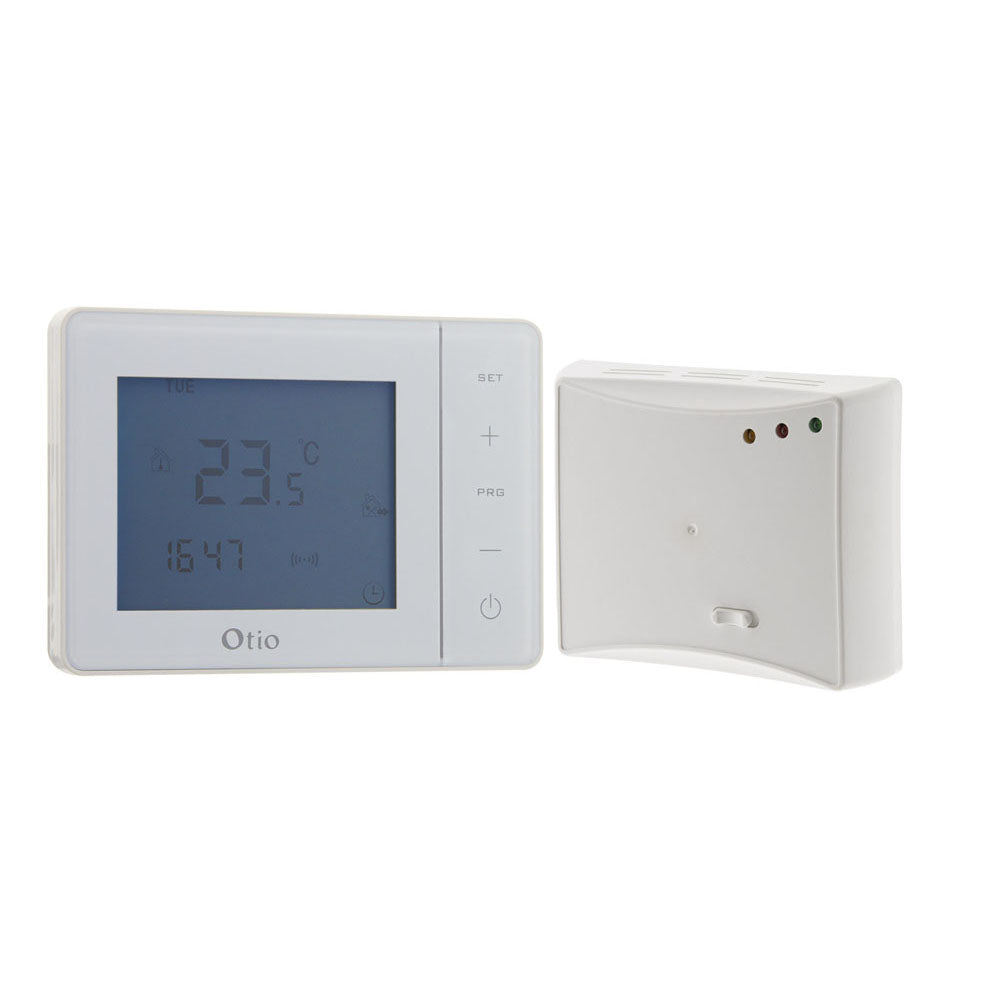 Thermostat programmable sans fil blanc - Otio