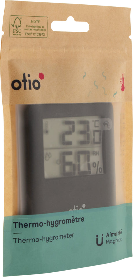Thermomètre hygromètre magnétique - Otio