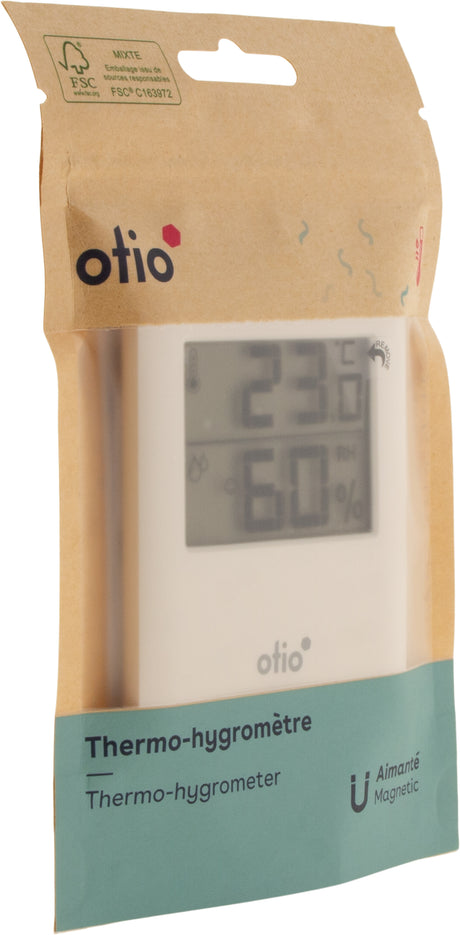 Thermomètre hygromètre magnétique - Otio