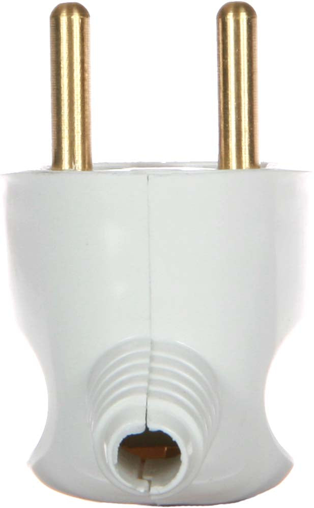 Fiche mâle 2P+T 16A IP40 sortie latérale - Lébénoïd