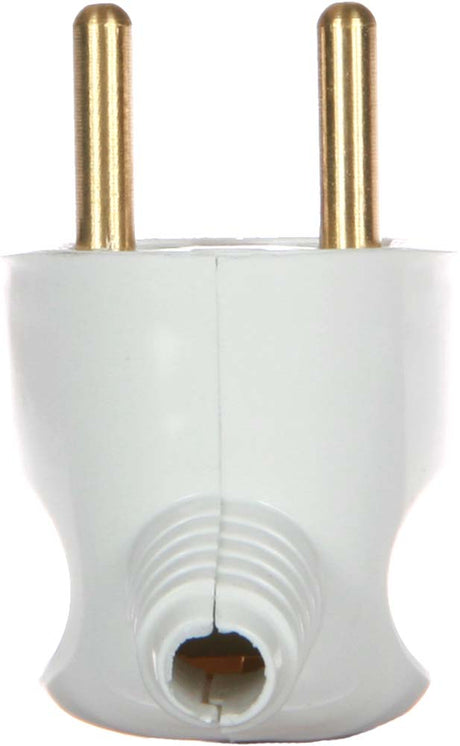 Fiche mâle 2P+T 16A IP40 sortie latérale - Lébénoïd