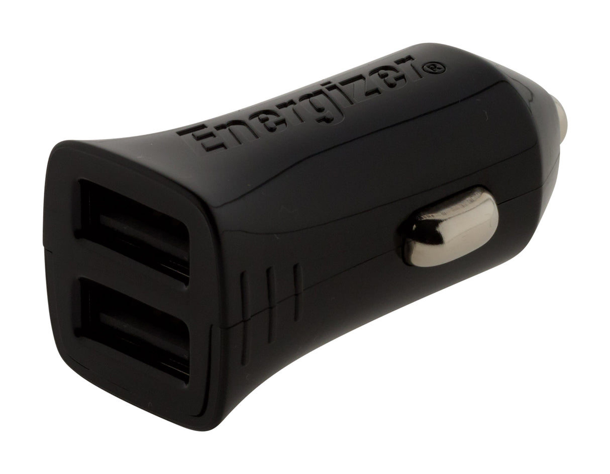 Chargeur allume cigare 2 prises USB 2,4A + câble micro USB - Energizer
