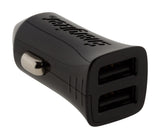 Chargeur allume cigare 2 prises USB 2,4A + câble micro USB - Energizer