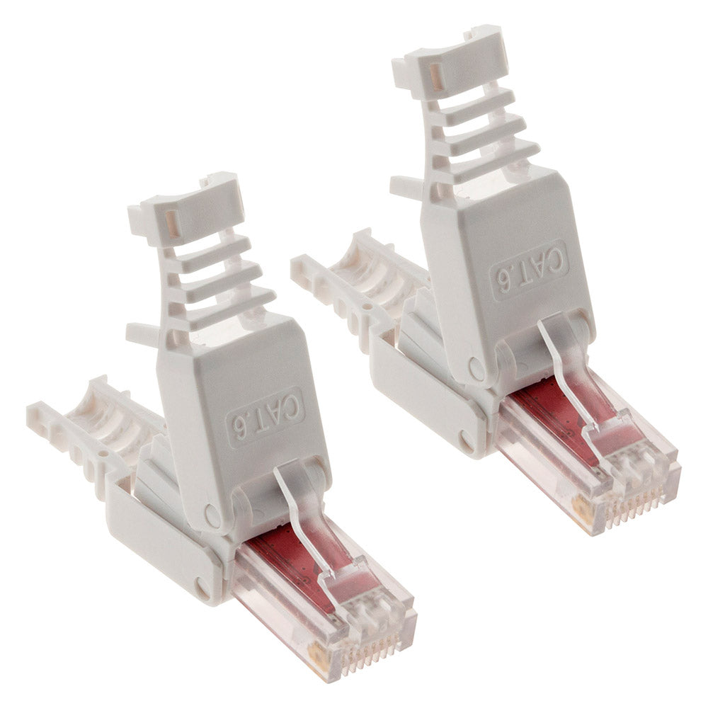 Lot de fiches RJ45 CAT 6 sans outil - Zenitech