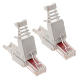 Lot de fiches RJ45 CAT 6 sans outil - Zenitech