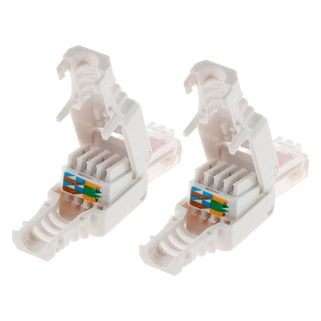 Lot de 10 fiches RJ45 CAT 6 sans outil - Zenitech