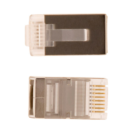 Lot de 2 fiches RJ45 prêts à monter pour connexion réseau - Zenitech