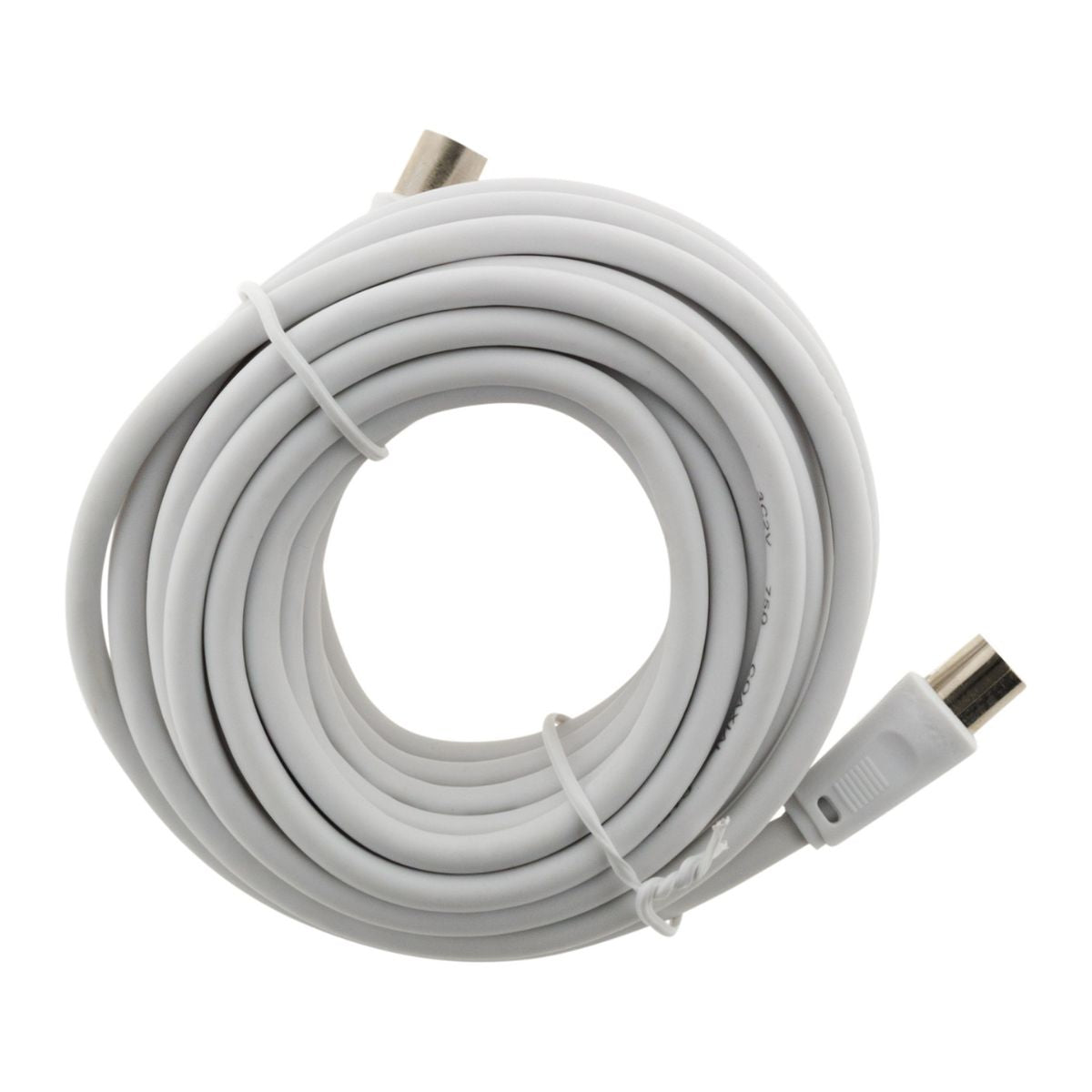 Prolongateur TV mâle/mâle + adaptateur F/F - Zenitech