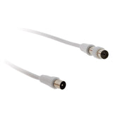 Prolongateur TV mâle/mâle + adaptateur F/F - Zenitech