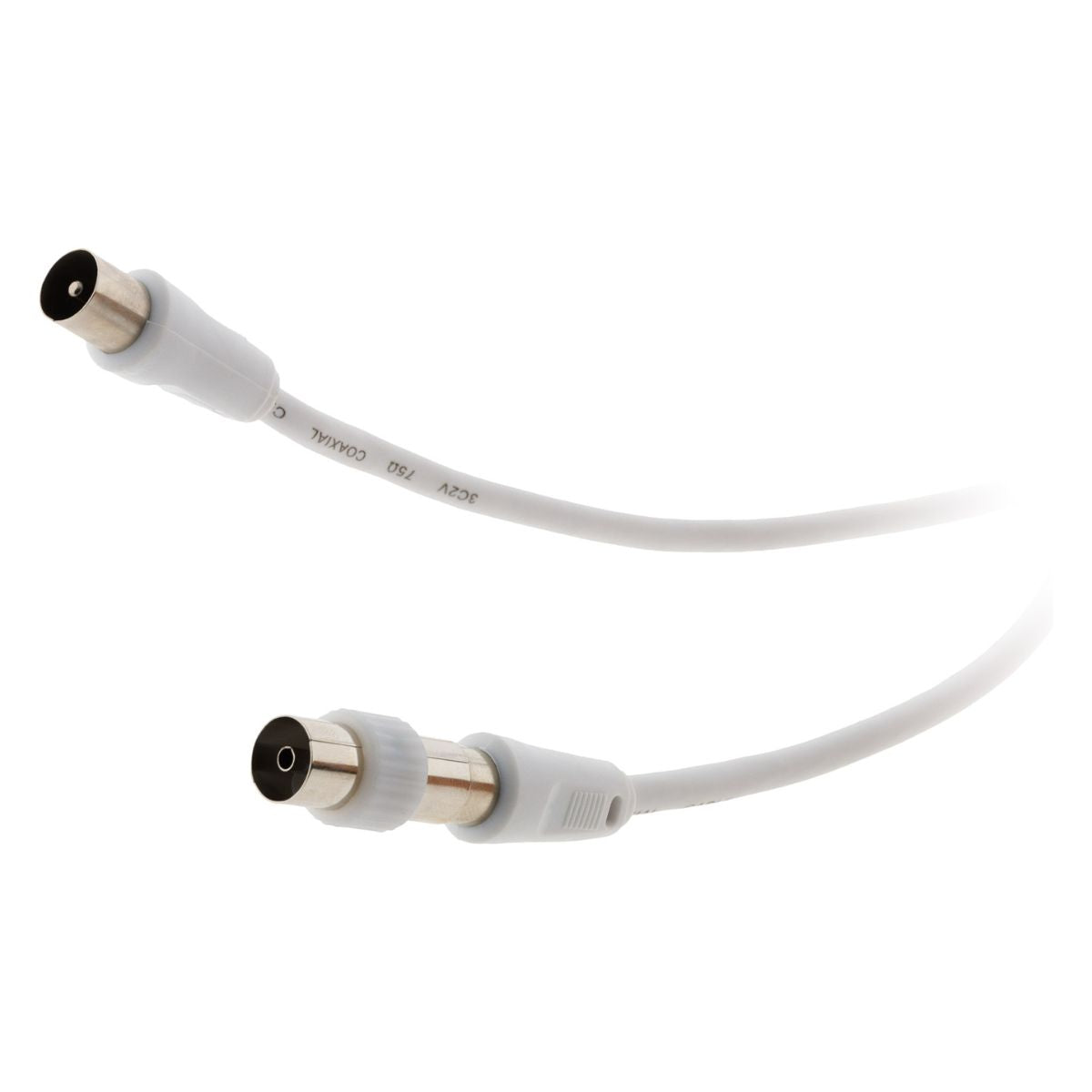 Prolongateur TV mâle/mâle + adaptateur F/F - Zenitech