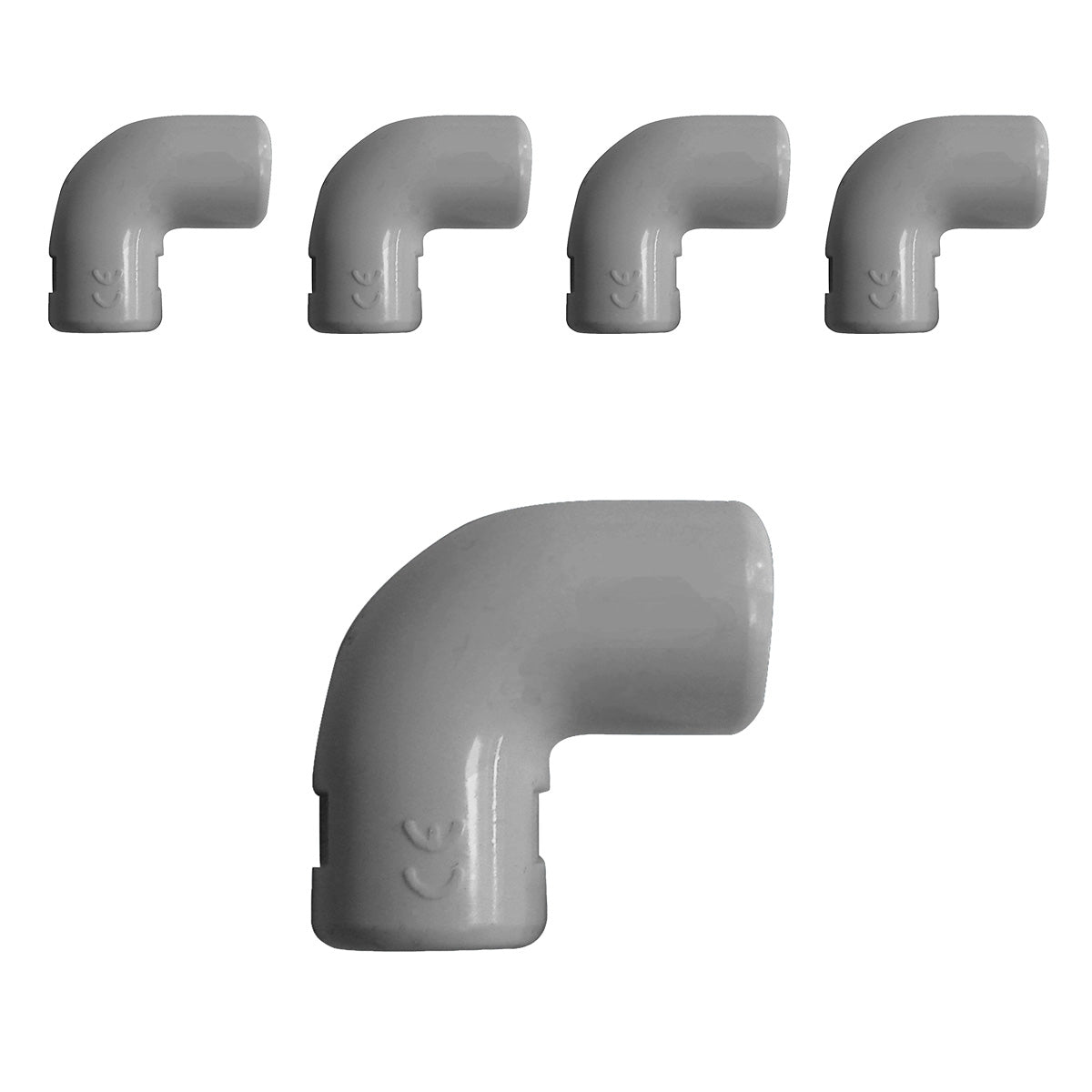 Lot équerres IRL gris - Zenitech