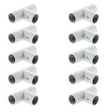 Lot de Tés tube IRL gris Zenitech