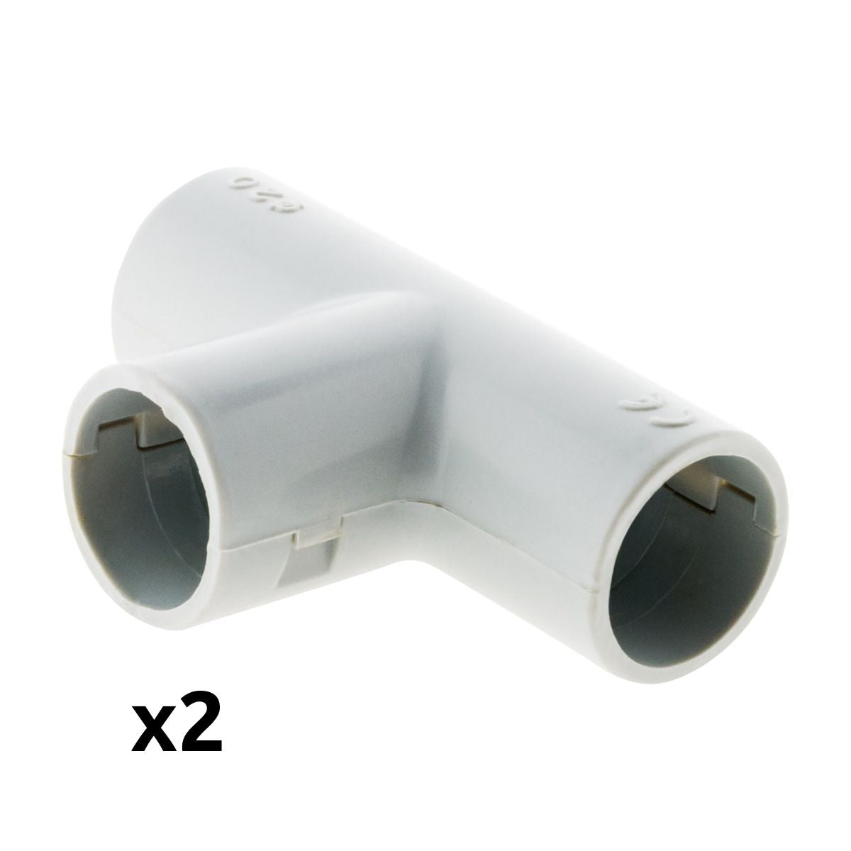 Lot de Tés tube IRL gris Zenitech