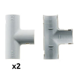 Lot de Tés tube IRL gris Zenitech