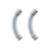 Lot de courbes pour tube IRL gris - Zenitech