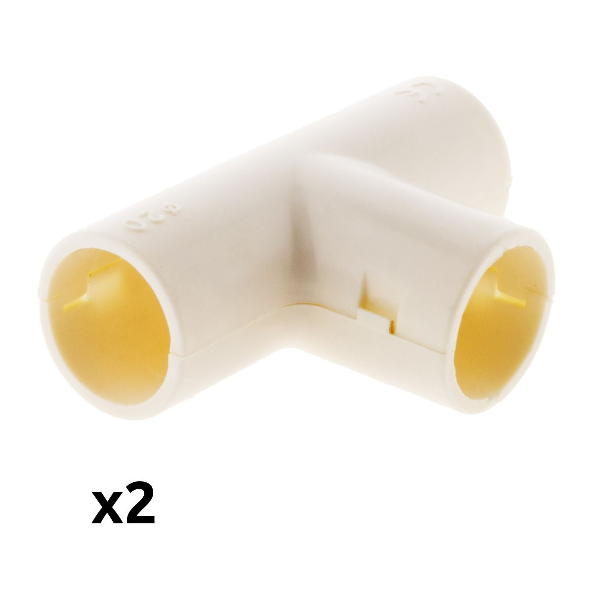 Lot de Tés tube IRL blanc Zenitech