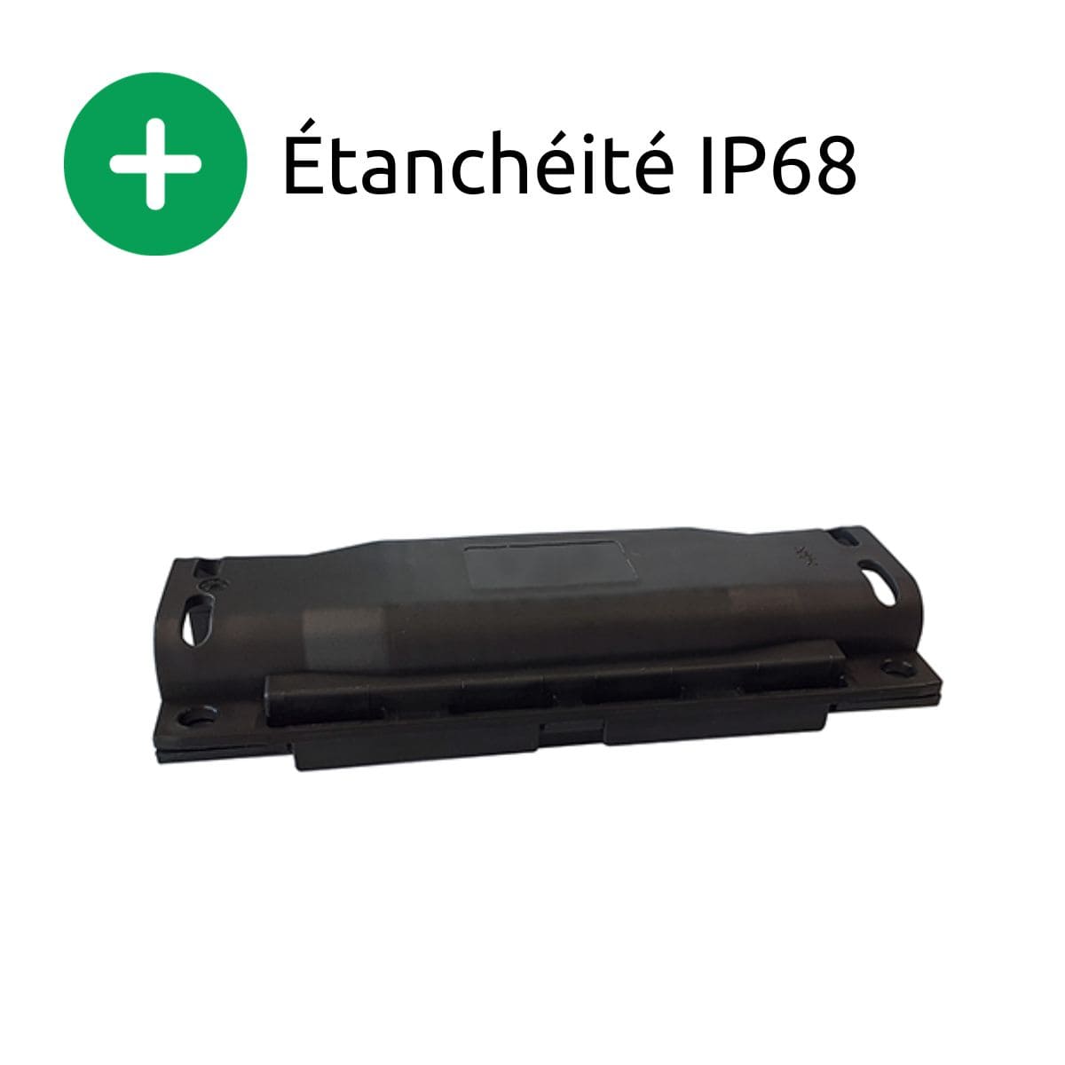 Boite de raccordement gel jonction IP68 - connectiques inclus - Noir - Zenitech