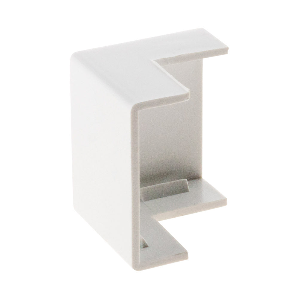 Lot de 2 angles extérieurs 20 x 10mm - Blanc - Zenitech