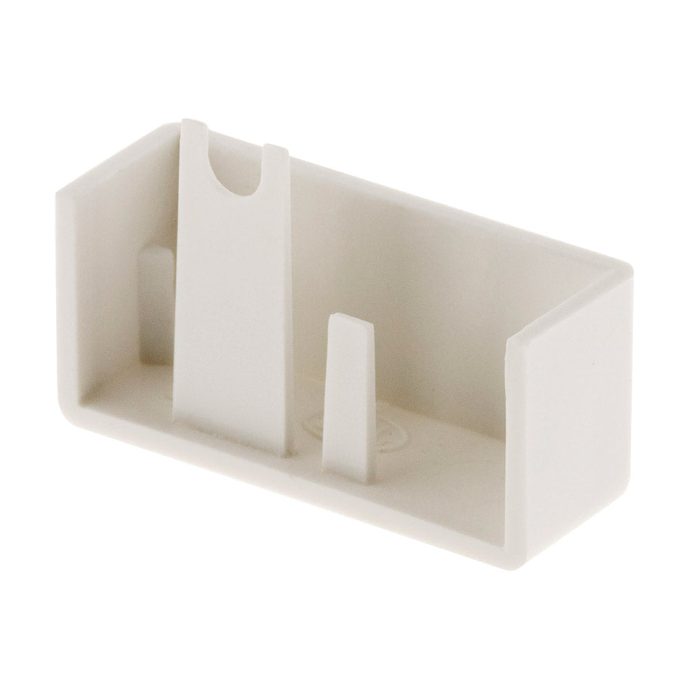 Lot de 4 embouts pour moulure 30 x 10mm - blanc - Zenitech