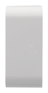 Bouchon linéiare pour goulotte clim - Dim.80x60mm - IP40 IK08 - Blanc Ral 9001 - Zenitech