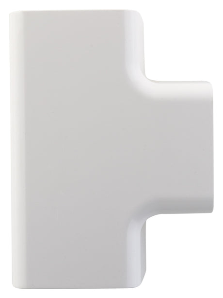 Jonction en T/Angle en T pour goulotte clim - Dim.80x60mm - IP40 IK08 - Blanc Ral 9001 - Zenitech