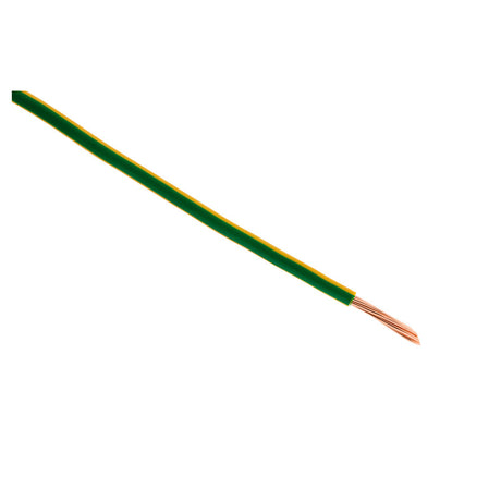 Fil électrique H07V-R 6mm² jaune/vert - Zenitech