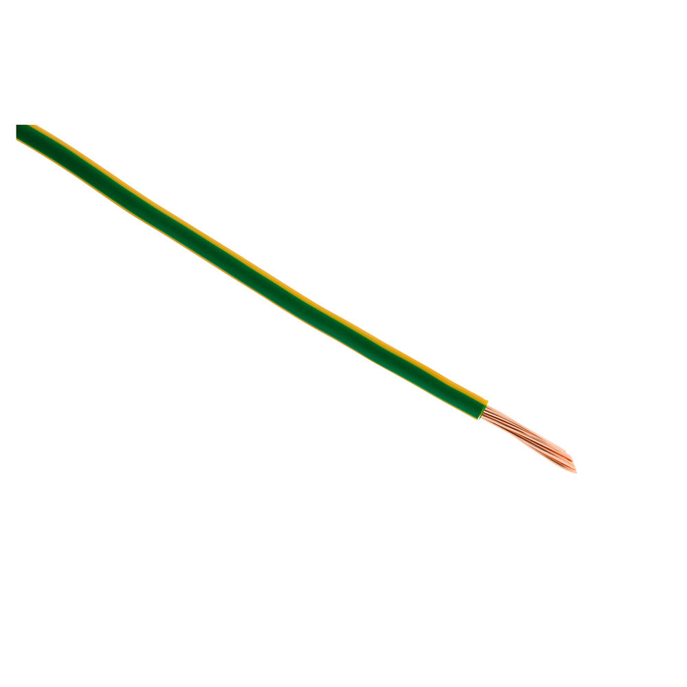 Fil électrique H07V-R 6mm² jaune/vert - Zenitech