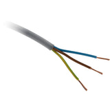 Câble d'alimentation électrique souple H05VV-F 3G2,5 mm² - gris - 60m - Zenitech